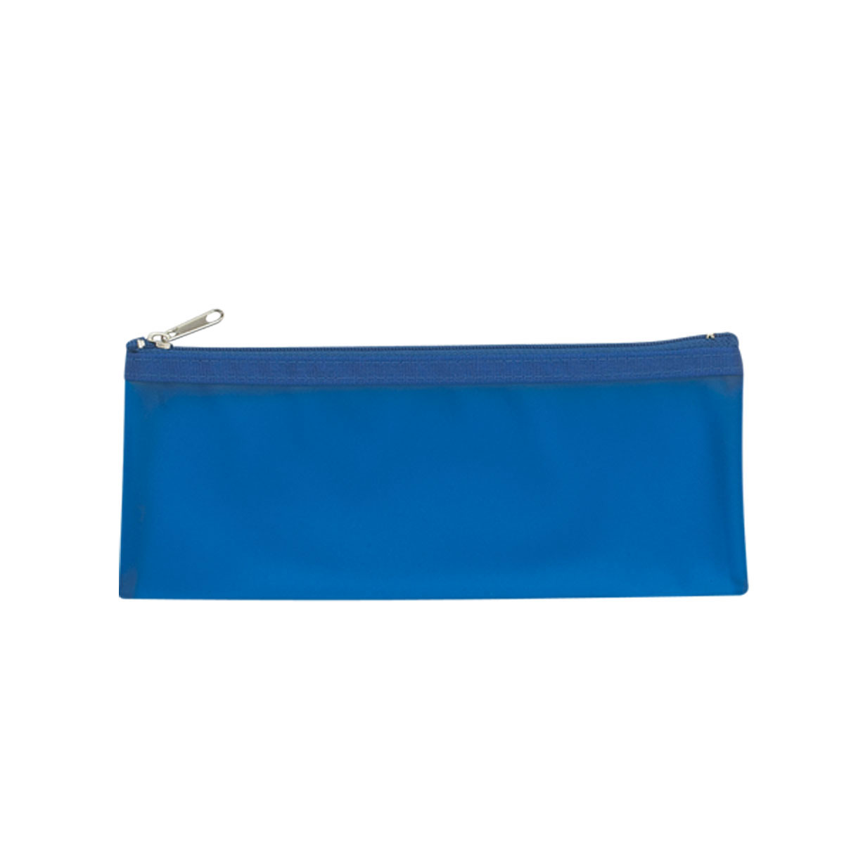 Blue Zippered Pencil Case