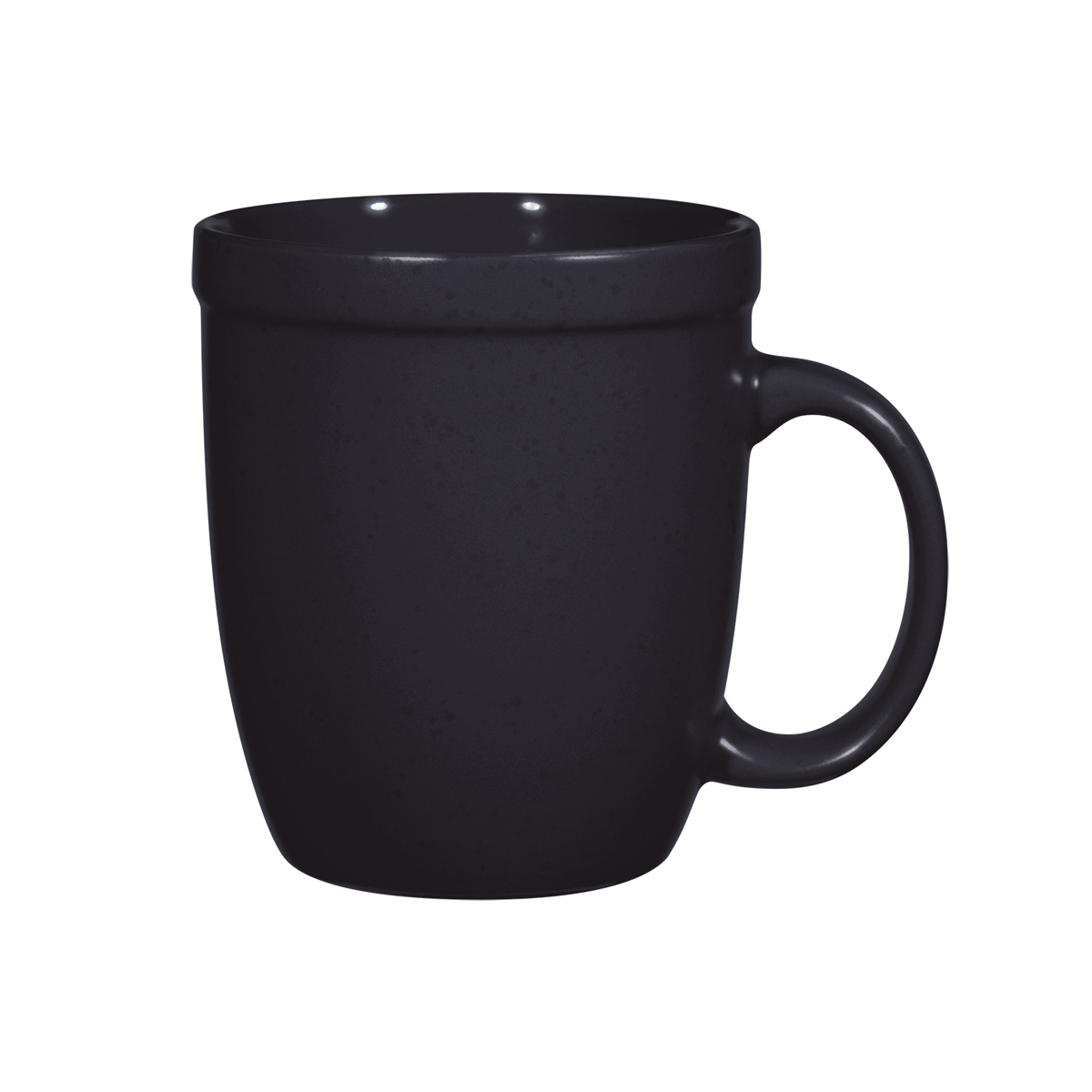 Black Speckled Brew Mug 12 oz