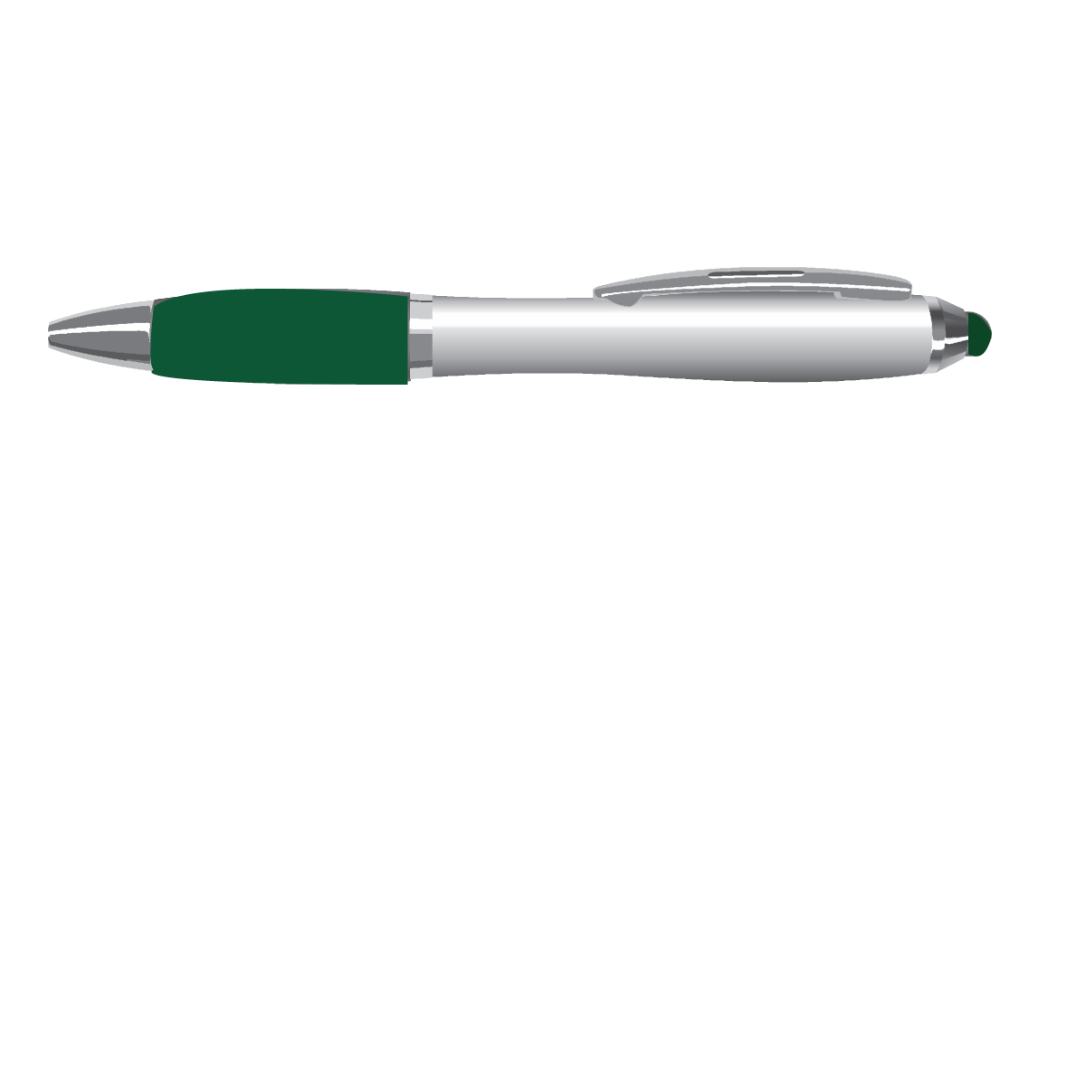 Translucent Green Silhouette Stylus Pen