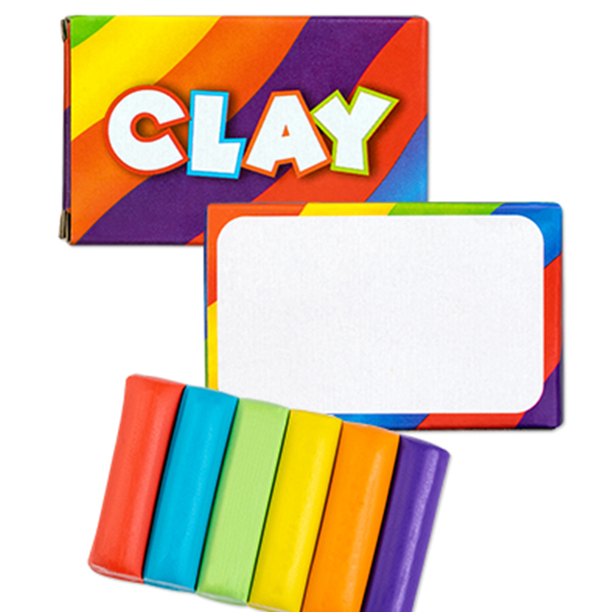 Assorted 6 Pack Molding Clay 