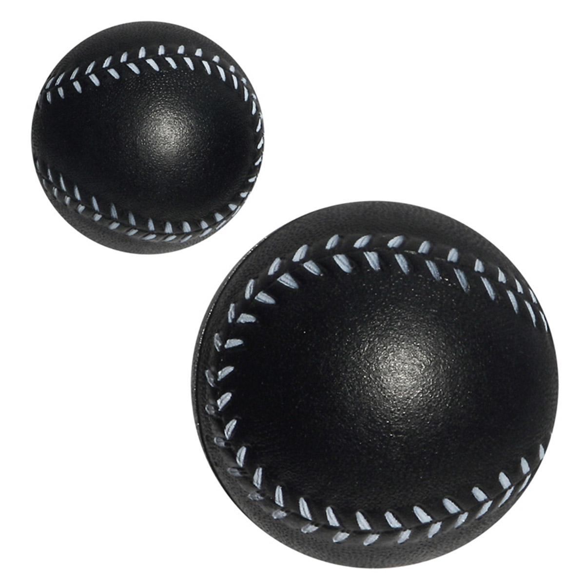 Black Baseball Stress Ball