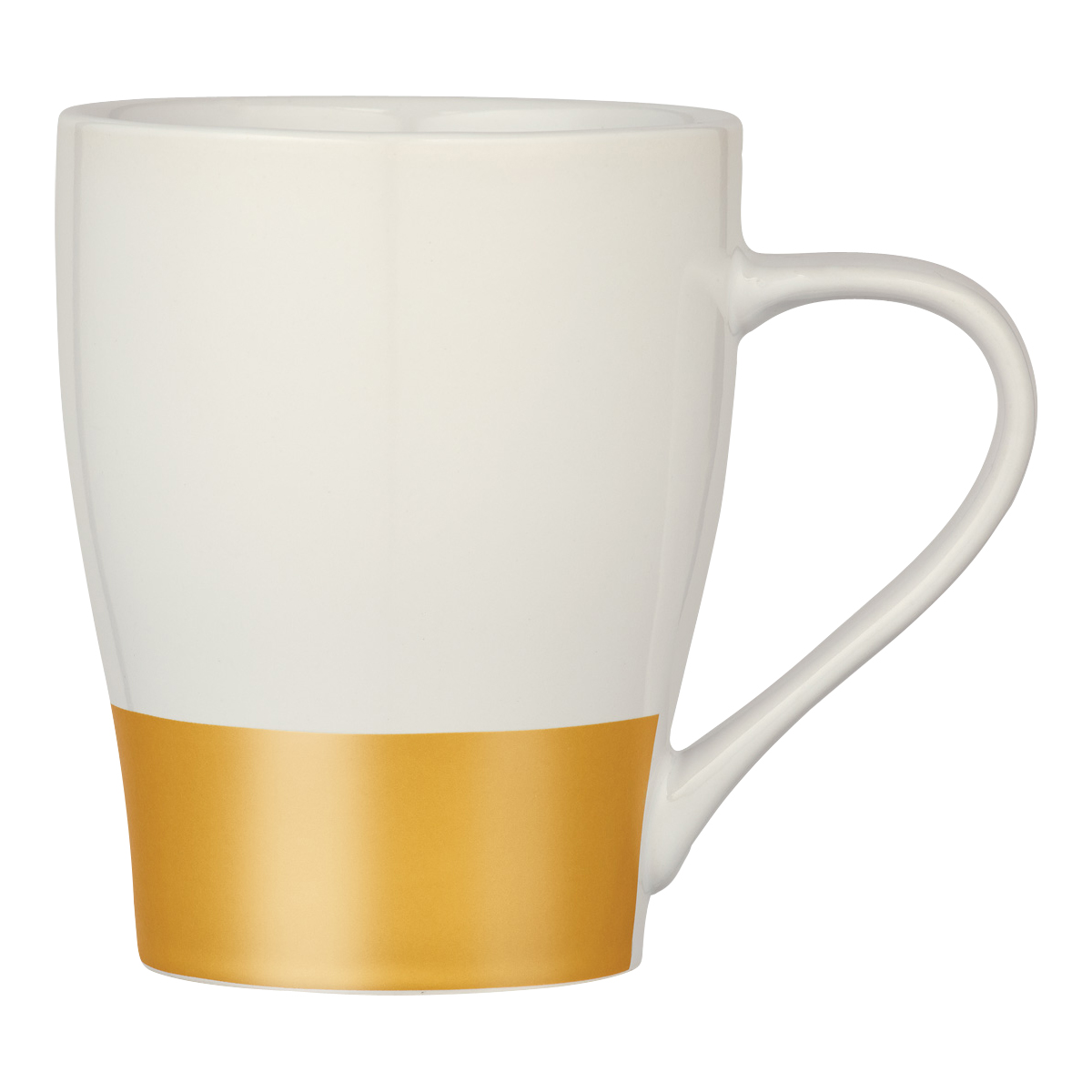 Metallic Gold Base Metallic Stripe Mug (16oz)