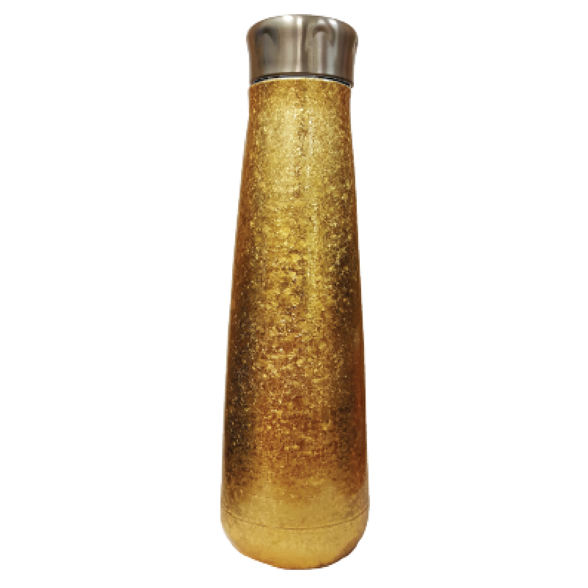 Gold 16 Oz Metallic Ice Peristyle Bottle