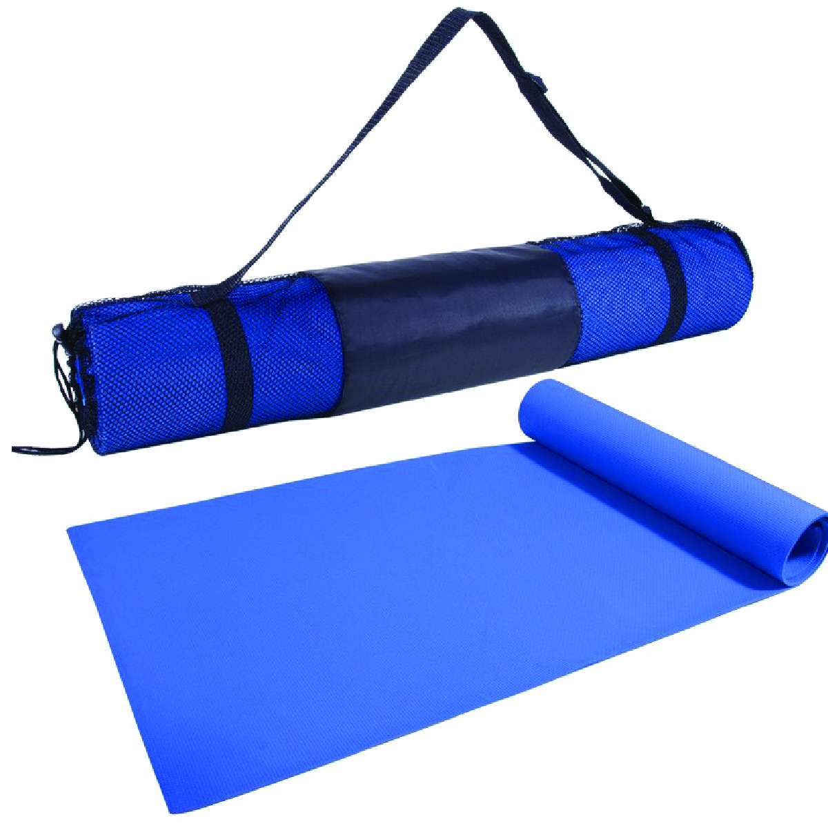 Blue On-the-Go Yoga Mat