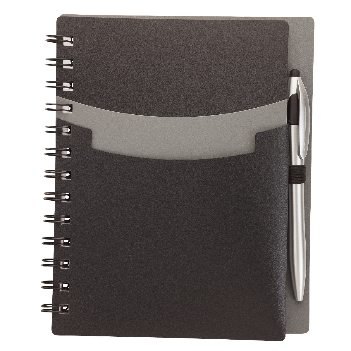 Black Academy Junior Notebook & Stylus Pen