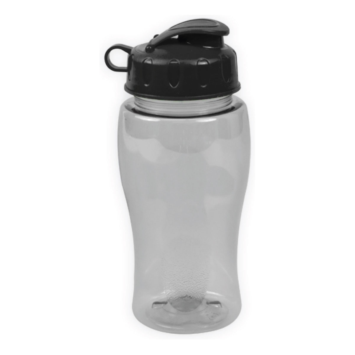 Clear Poly Pure Junior Bottle - Flip Top Lid (18 oz)