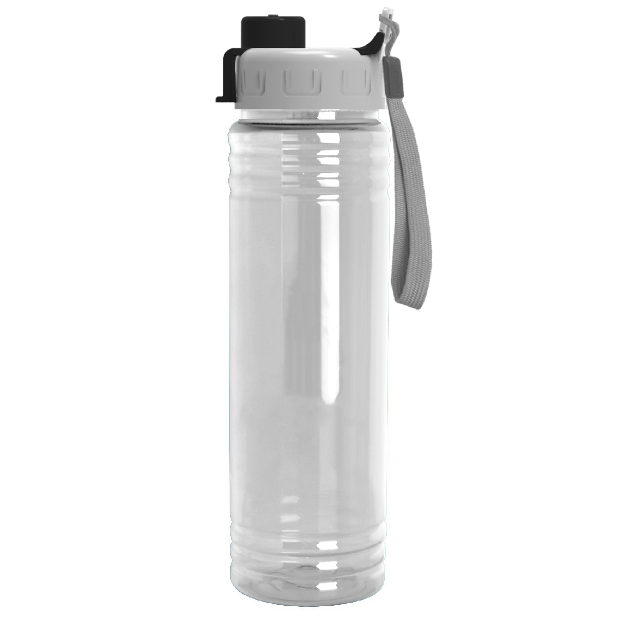 Clear 24 Oz. Slim Fit Water Bottles With Quick Snap Lid