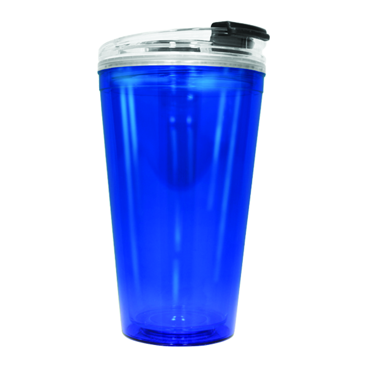 Blue Victory Acrylic Tumbler with Flip Top Lid 16 oz