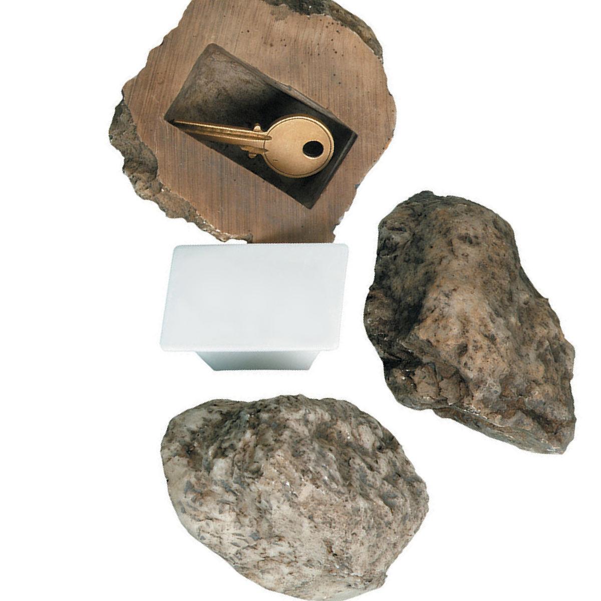 Natural Spare Key Holder Rock