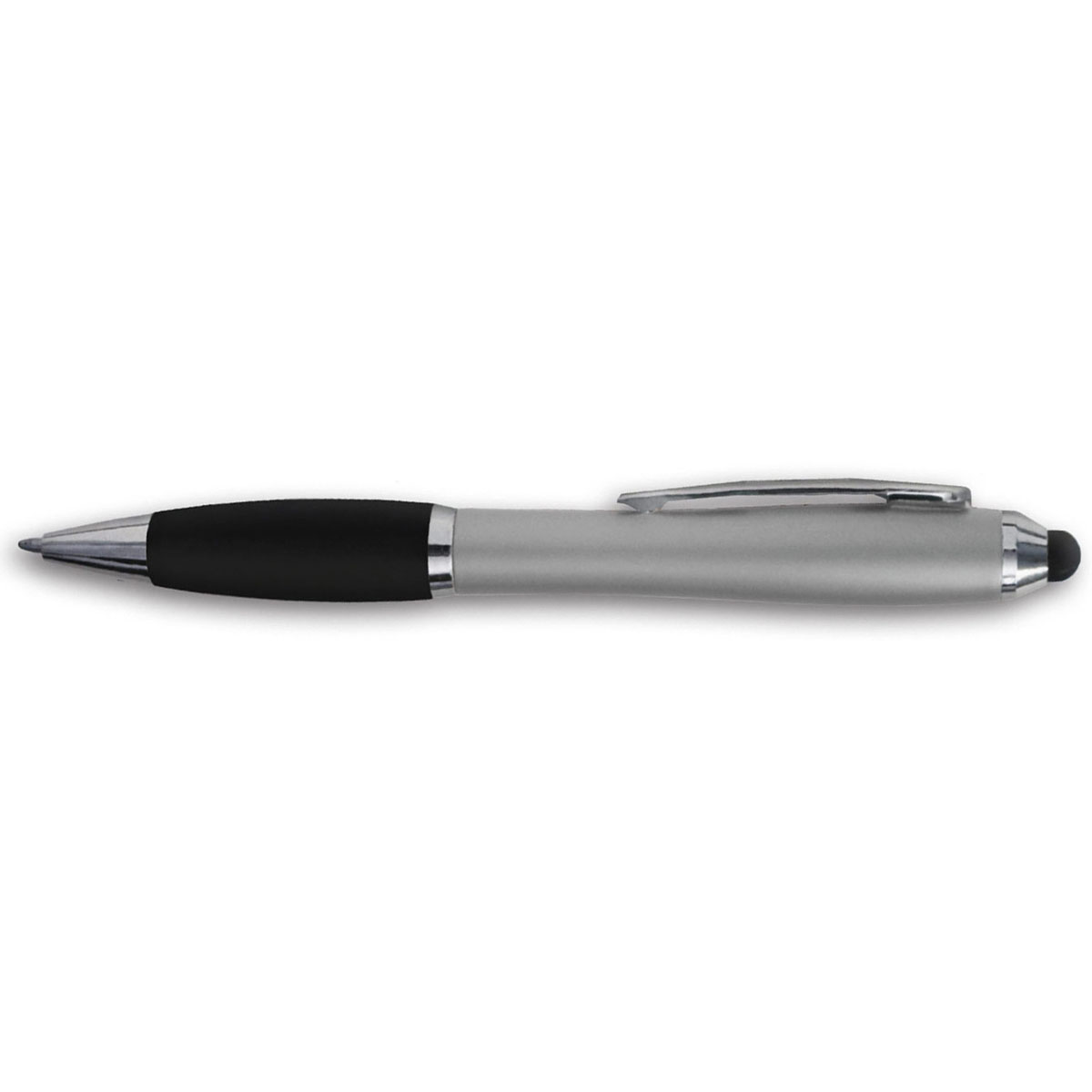 Silver w/black grip iBasset I Stylus Pen (Silver Body)