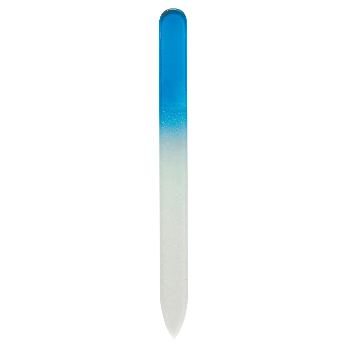 Blue Glass Nail File in Sleeve
