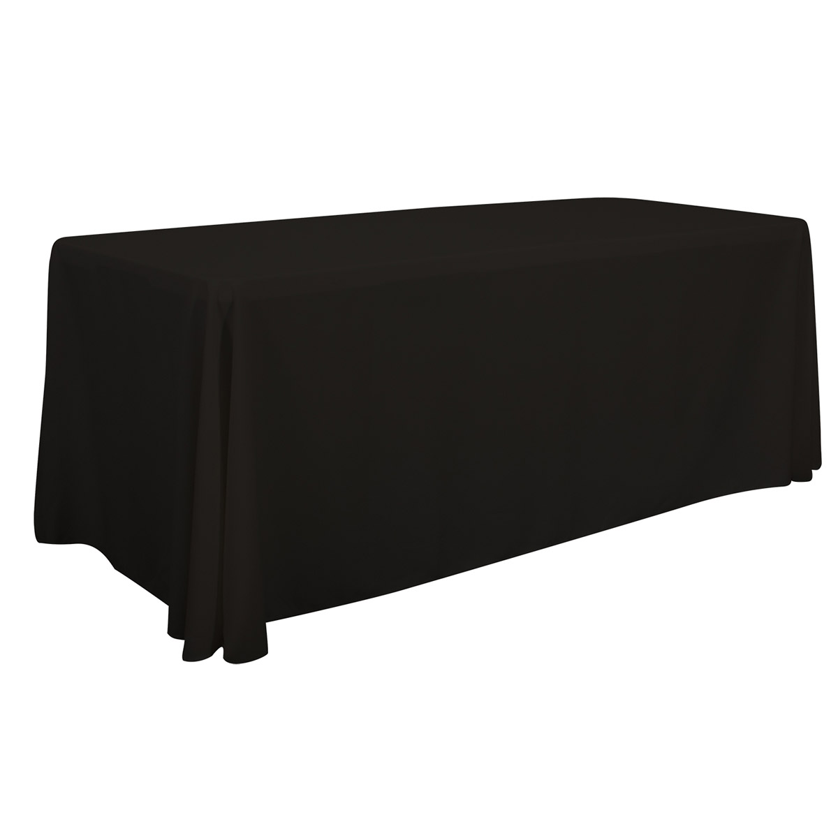 Black Standard Table Throw (6')