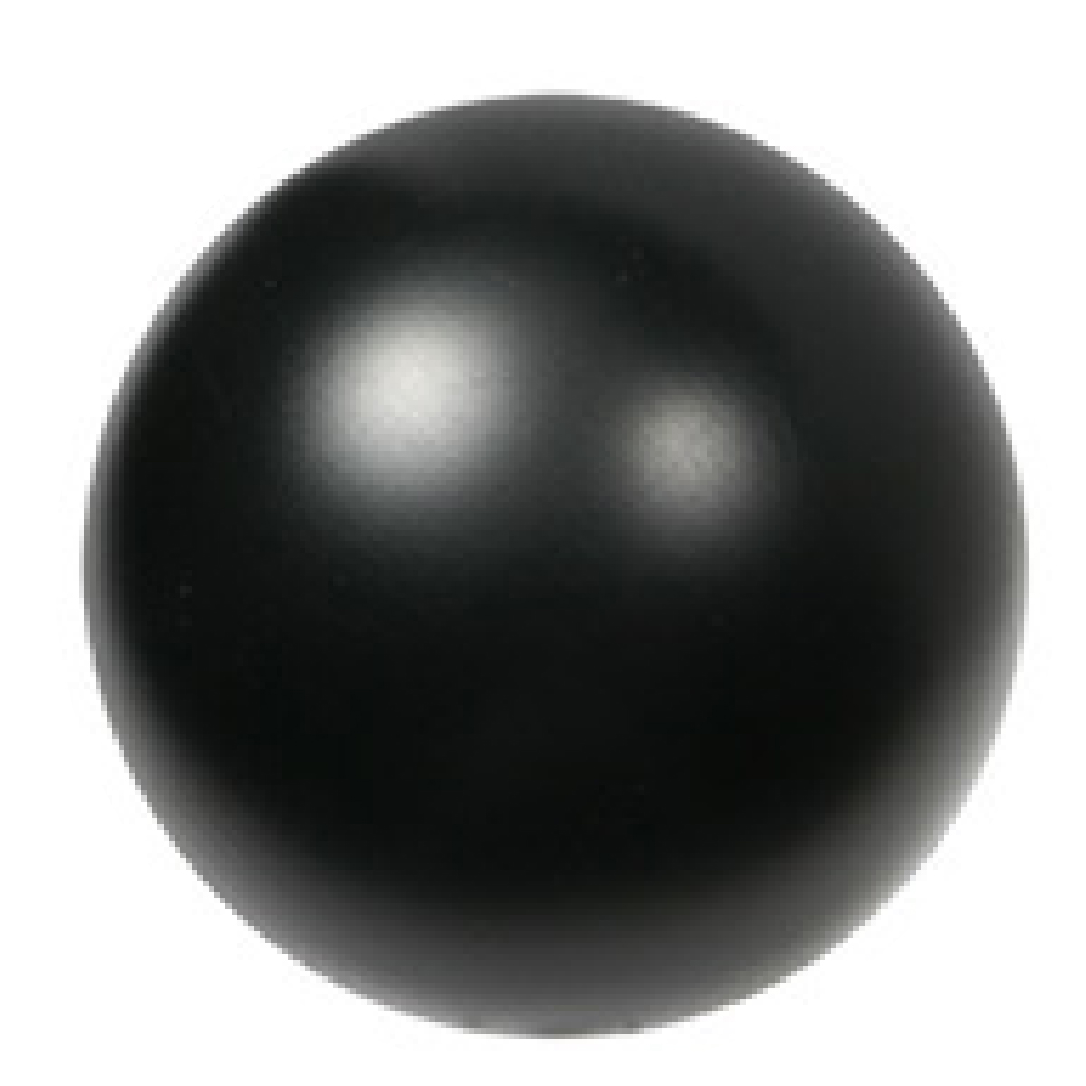 Black Emoticon Stress Ball 