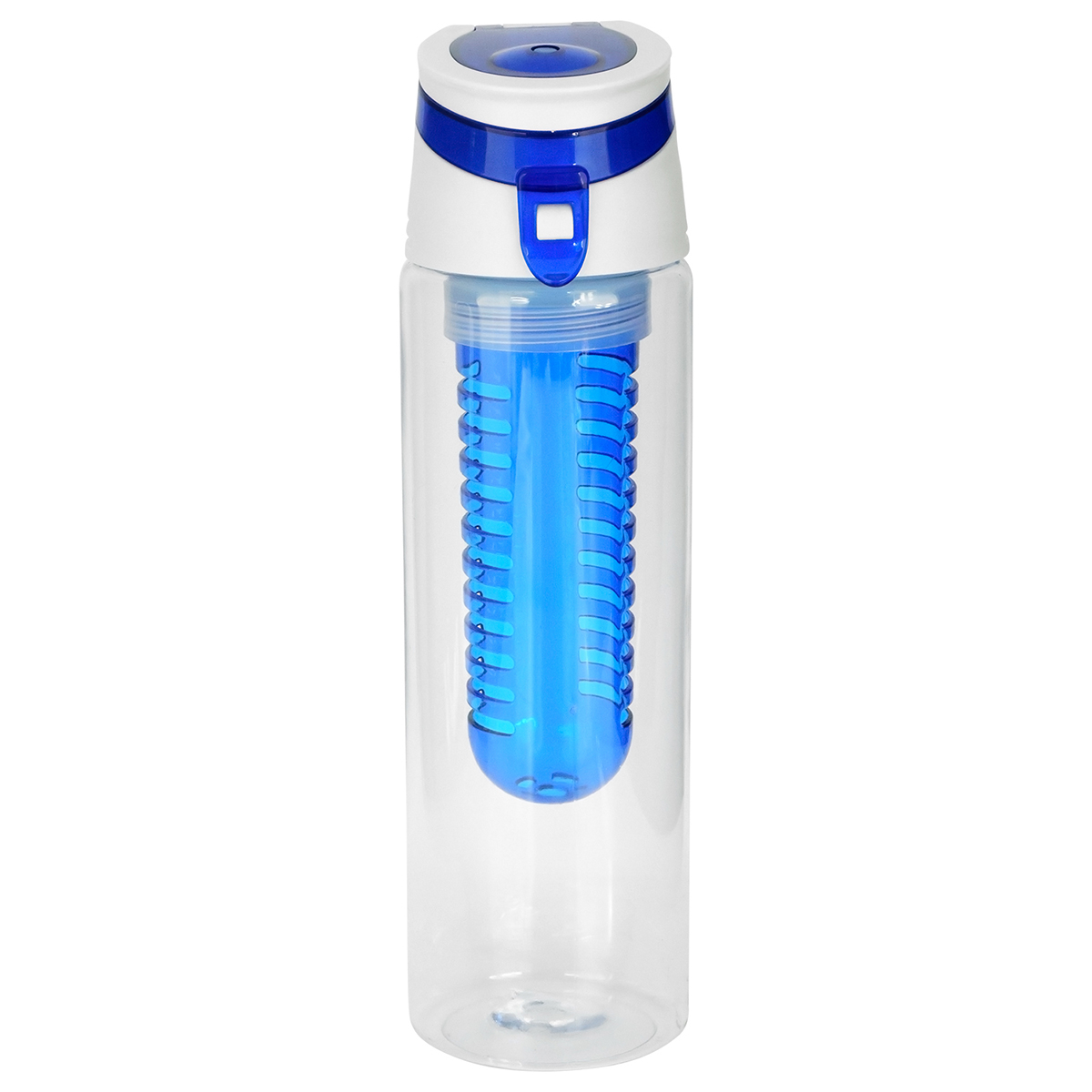 Blue Trendy Water Bottle with Fruit Infuser (24 oz)