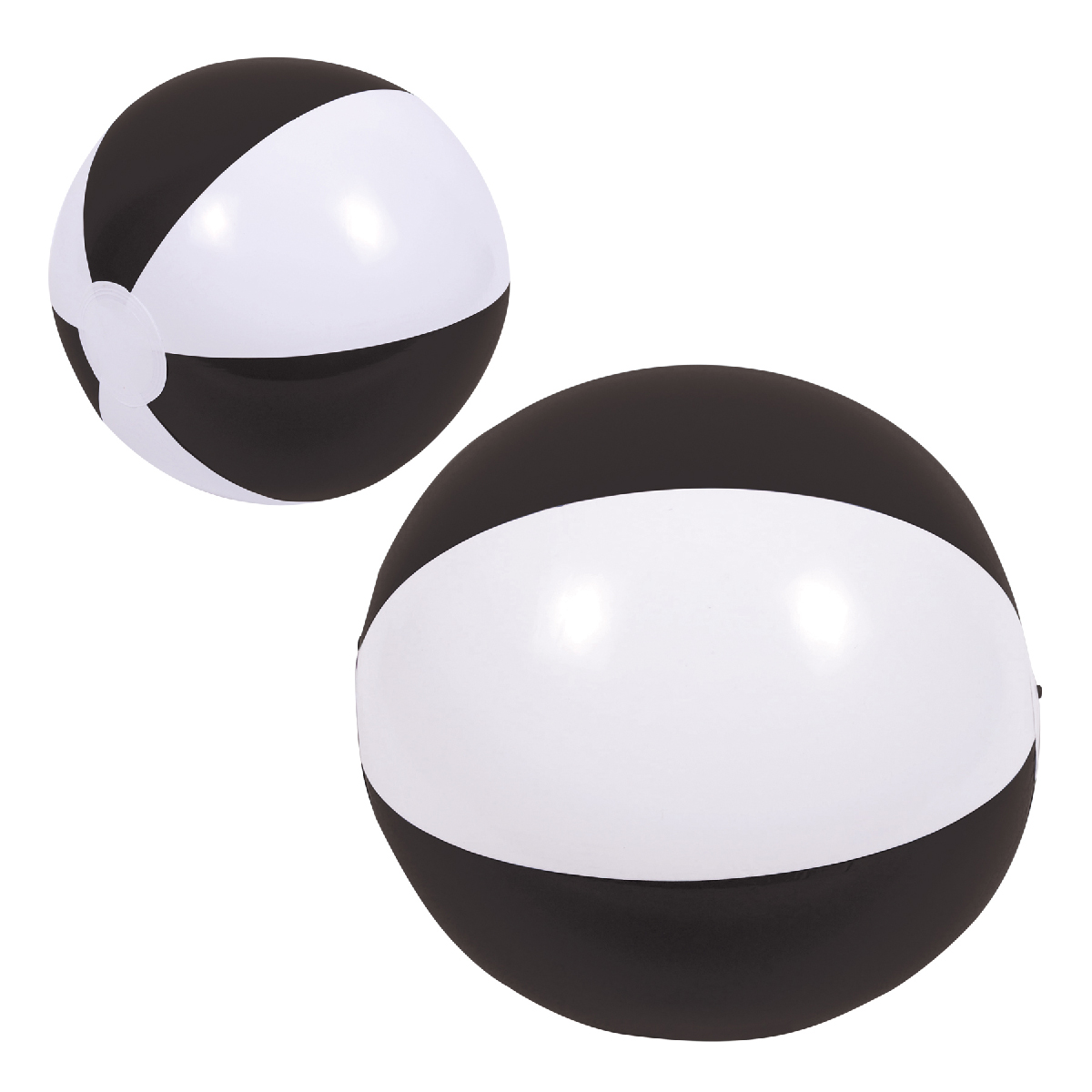 Black Two Tone Beach Ball