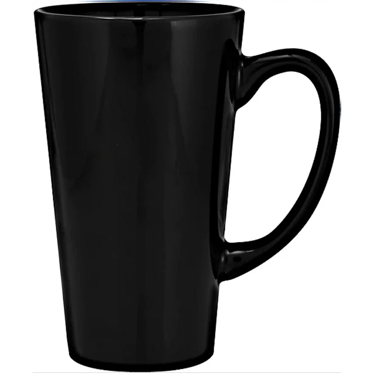 Black Full Color Tall Cafe Mug 16 oz