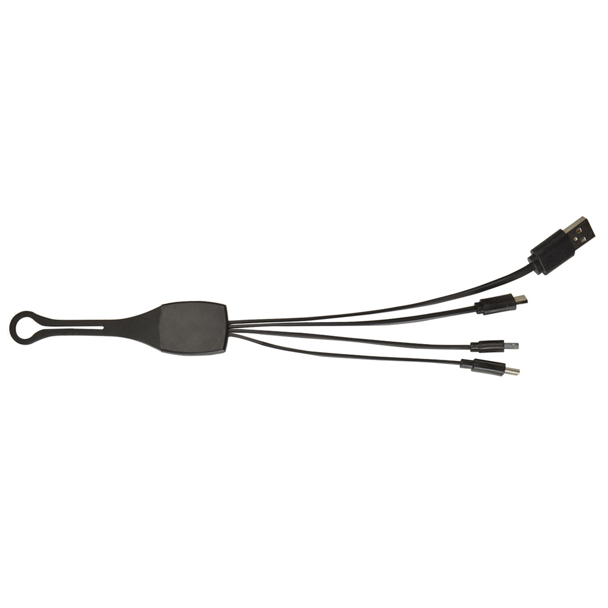 Black 3-In-1 Charging Cable