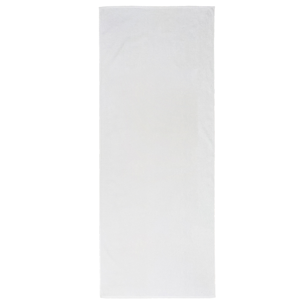 White 30" x 60" Velour Beach Towel 