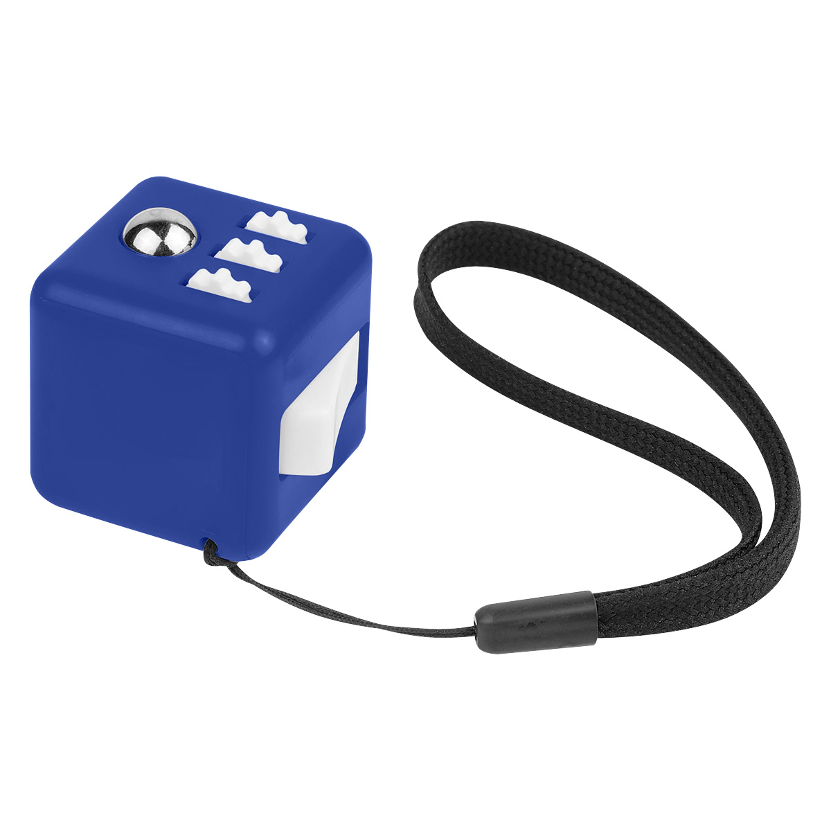 Blue w/ White Accents Fun Cube