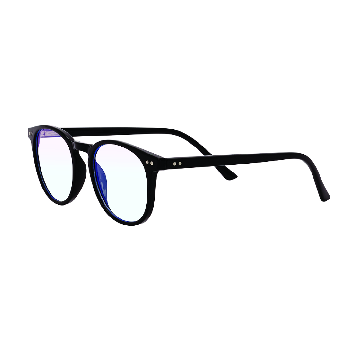 Black Unisex Blue Light Blocking Glasses