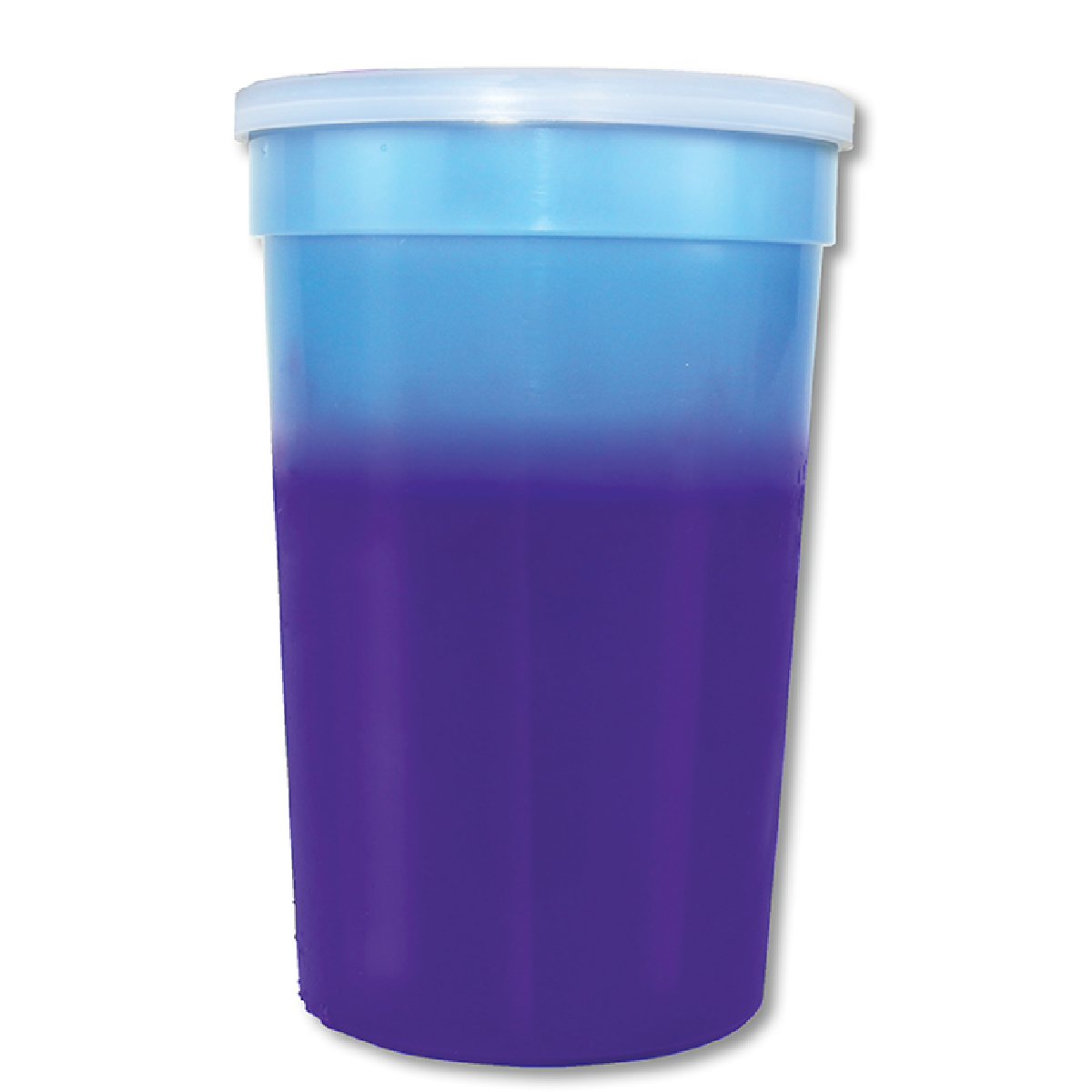 Blue to Purple Mood 22 oz. Stadium Cup/Straw/Lid Set