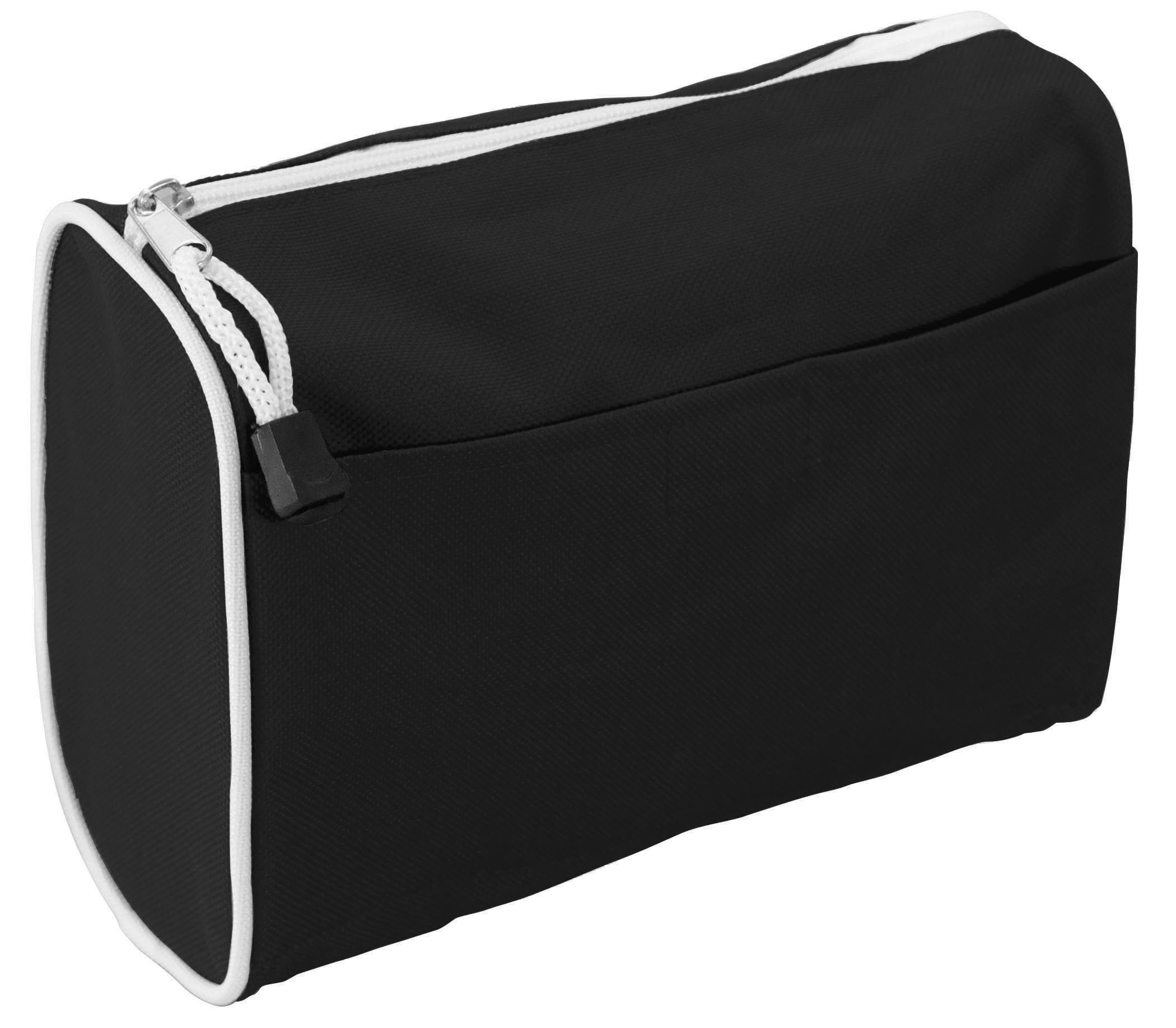 Black Tristan Amenity Bag (9"W x 6.5”D x 4”H)