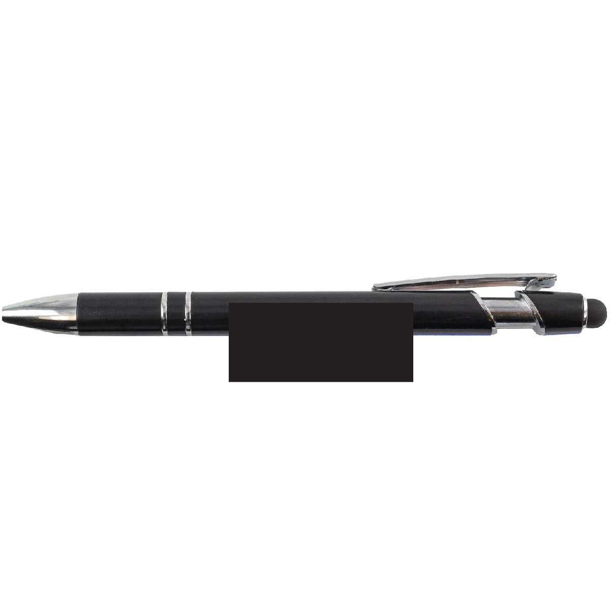 Black Script Plastic Barrel Stylus Pen