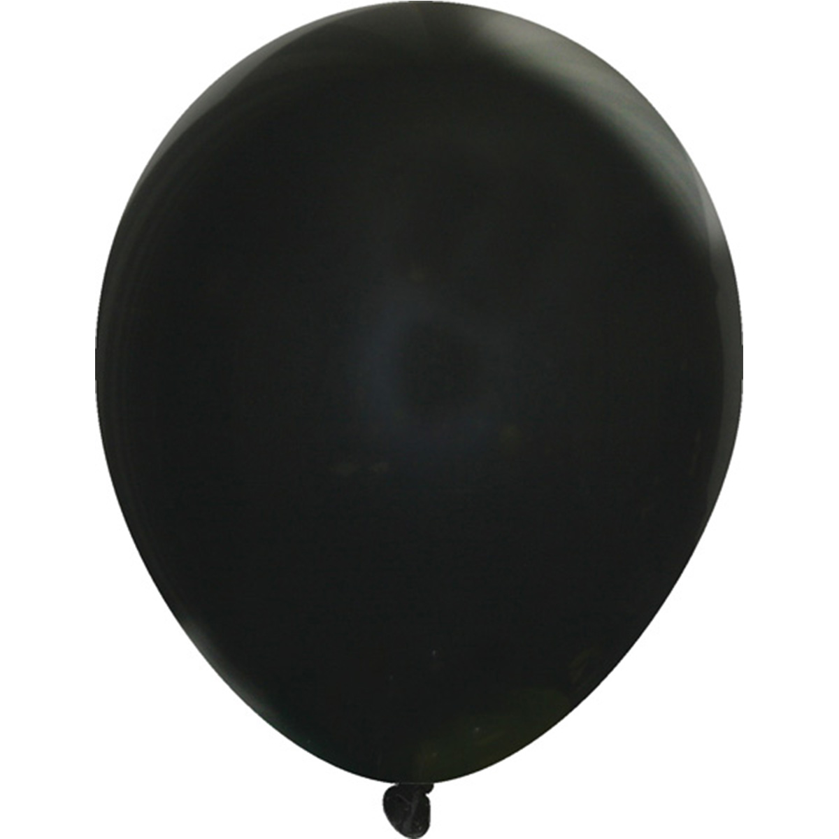 Black 9" Crystal Latex Balloons