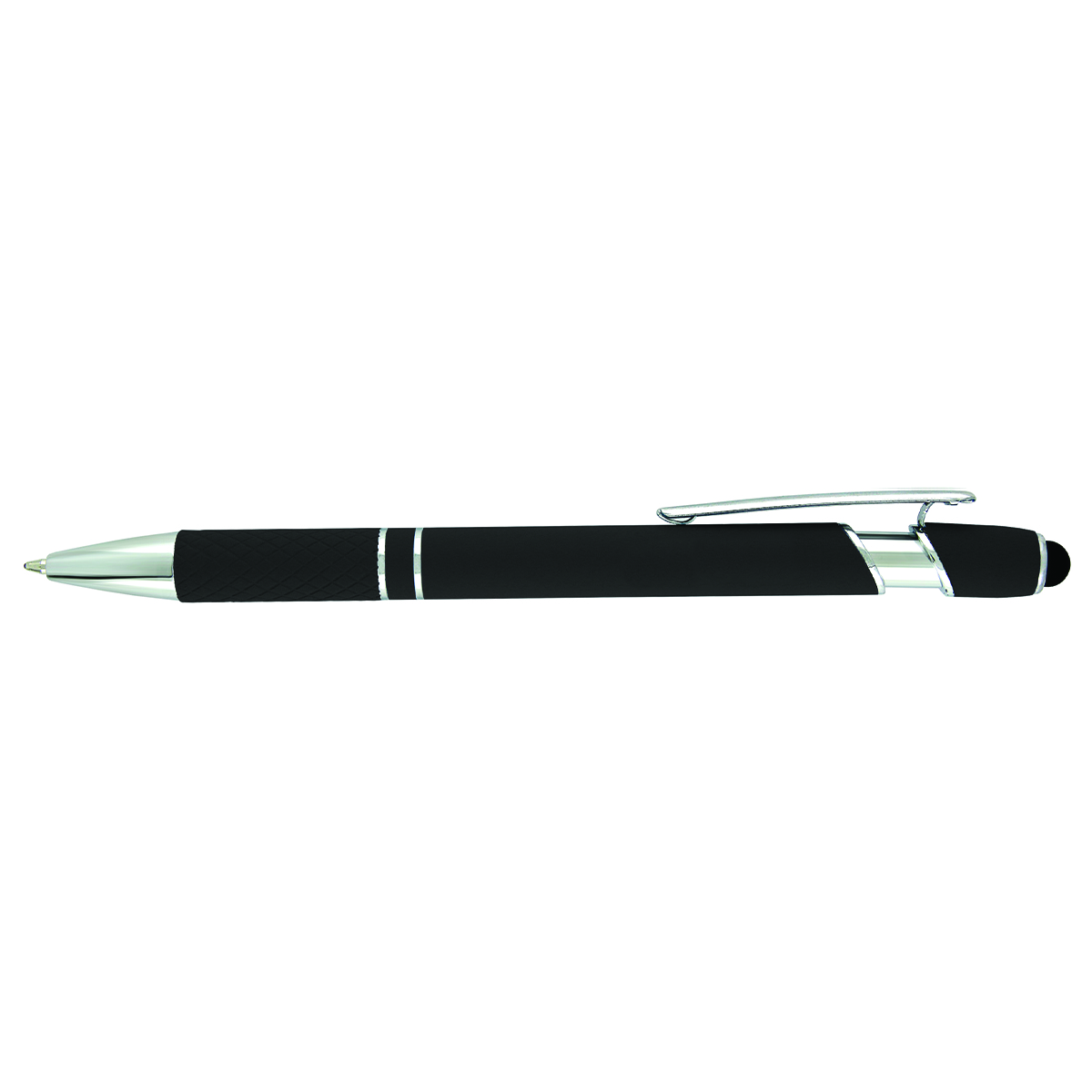 Black Rita Soft Touch Rubber Pen