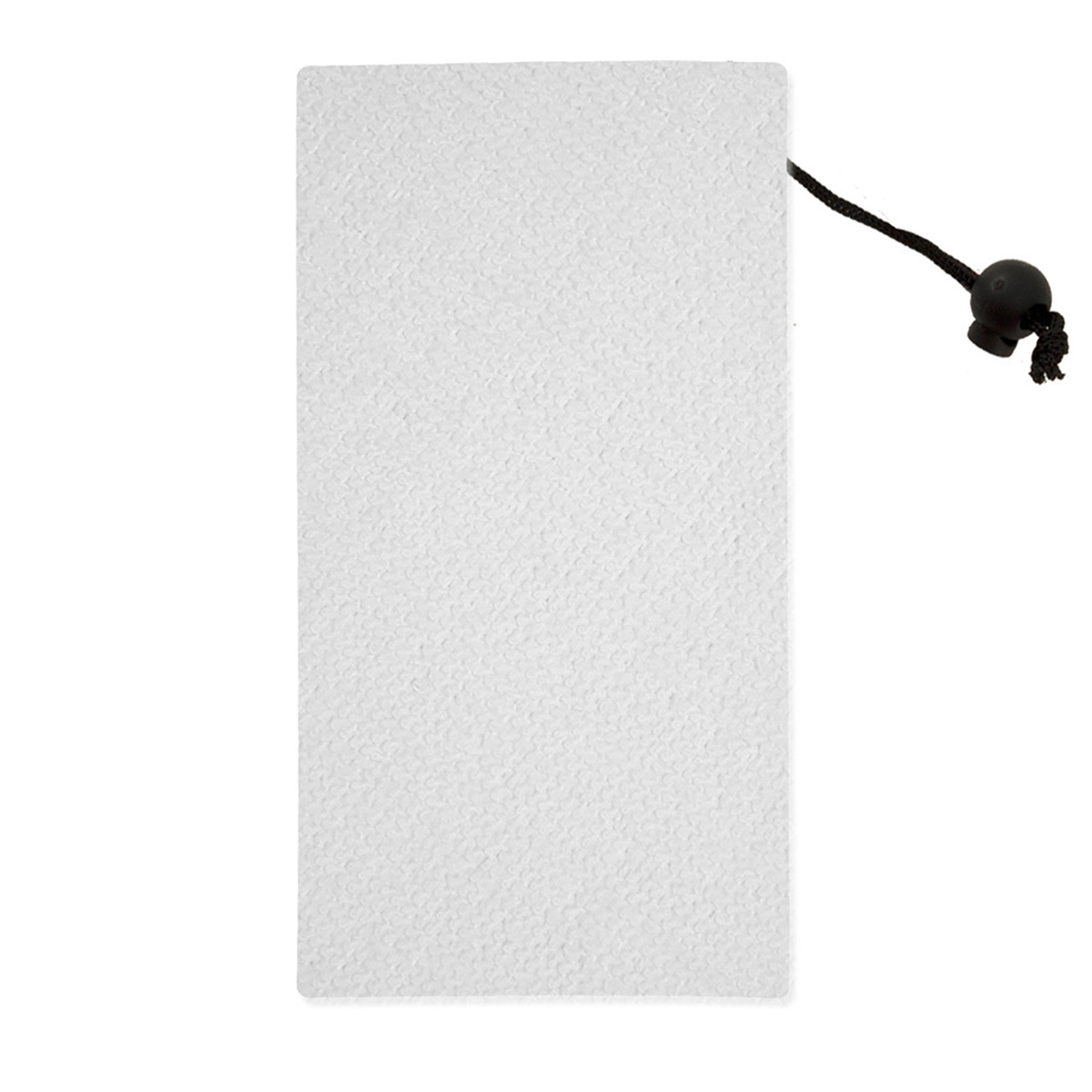 White Microfiber Cloth Pouch