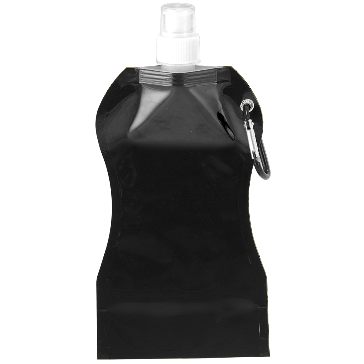Black Wave Collapsible Water Bottle (16.9 oz)