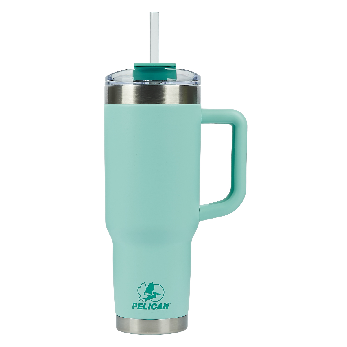 Aqua Pelican Porter™ 40 oz. Recycled Double Wall Stainless Steel Travel Tumbler