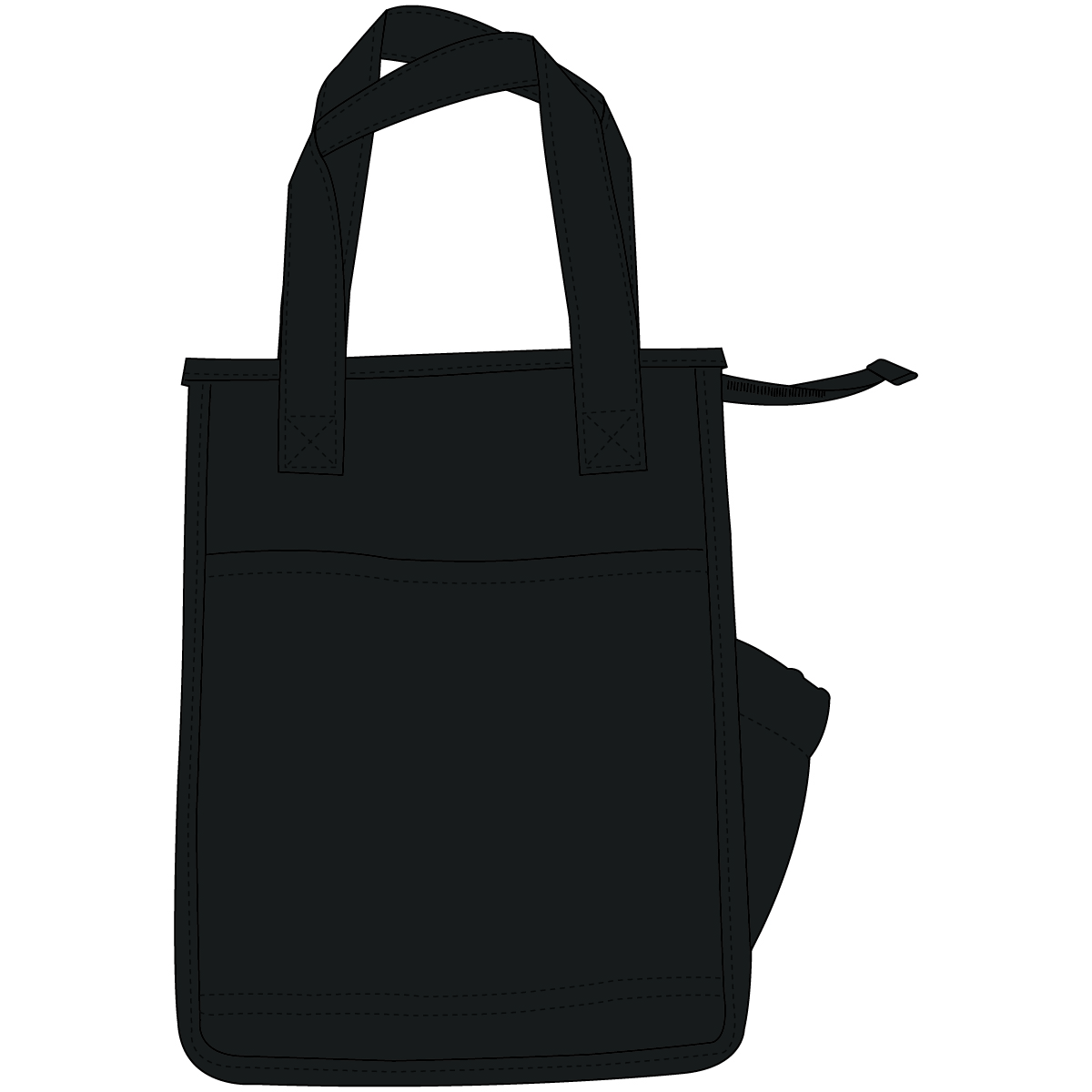 Black Lightning Sack Insulated Lunch Tote
