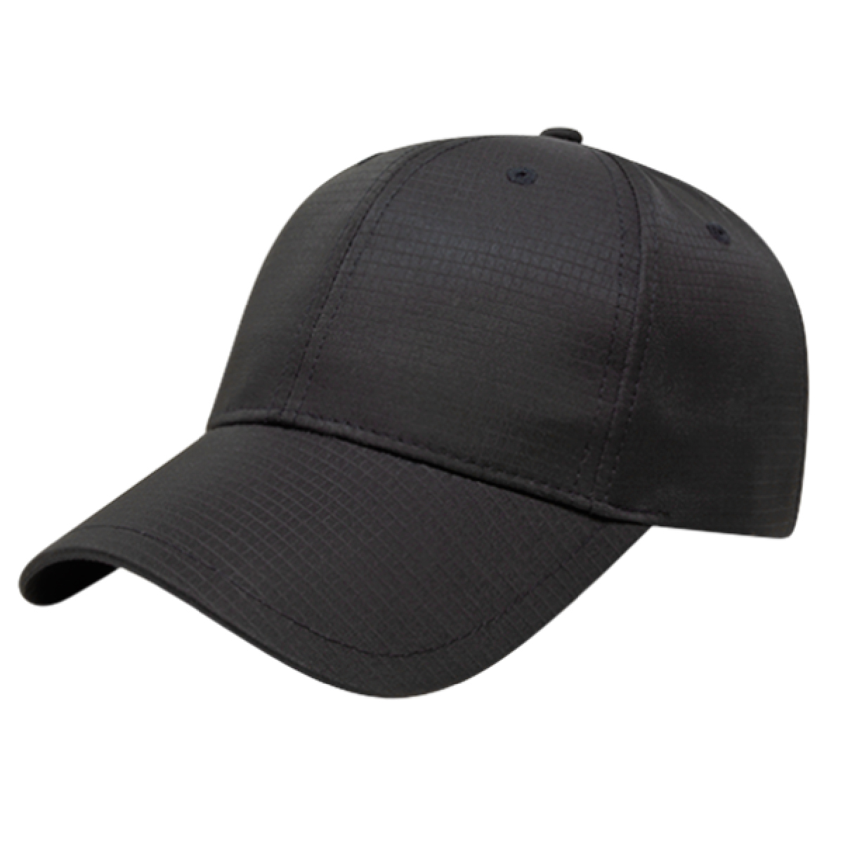 Black Soft Fit Solid Active Wear Cap
