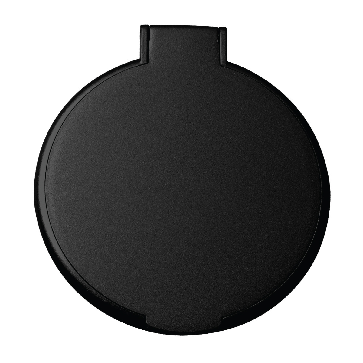Black Round Flip Mirror