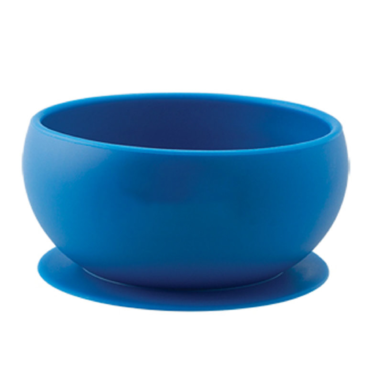 Blue Silicone Suction Bowl