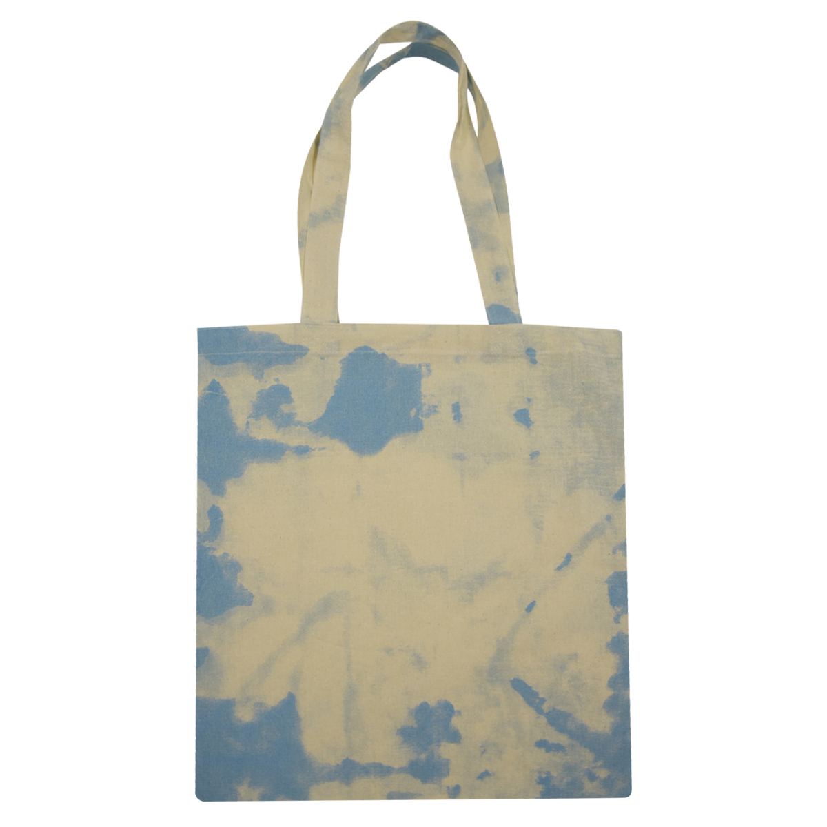 Blue Cotton Candy Tie Dye Tote Bag