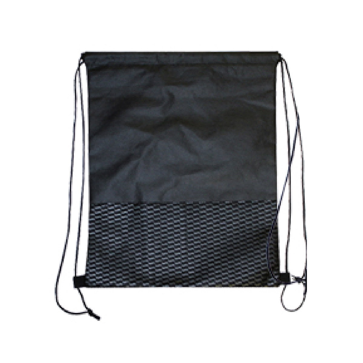 Black Wave NW Drawstring Backpack