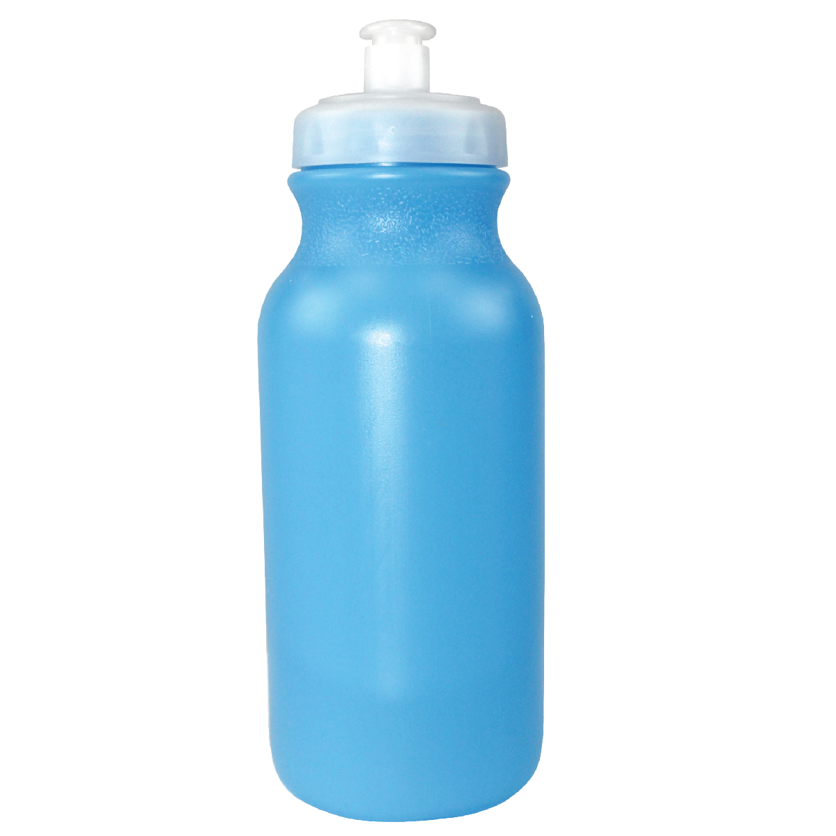 Light Blue Nite Glow Value Cycle Bottle with Push 'n Pull Cap 20oz