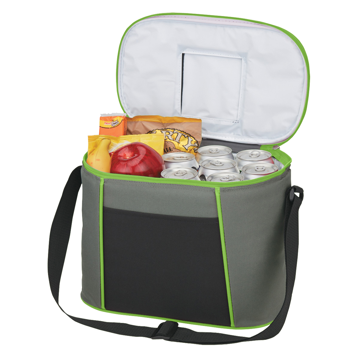 Lime Green Quick Access Cooler Bag