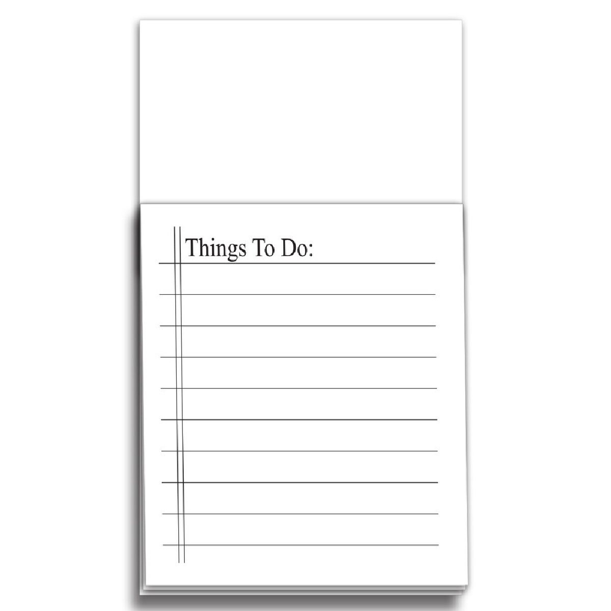 White Add-A-Pad 50 Sheet Things to Do