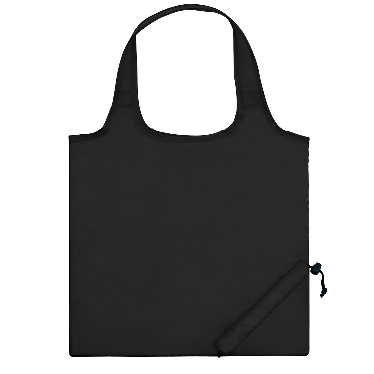 Black Foldaway Tote Bag 