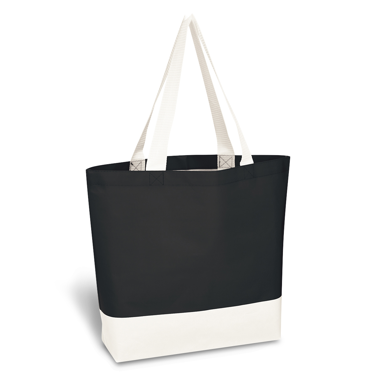 Black Charisma Laminated Non-Woven Tote Bag