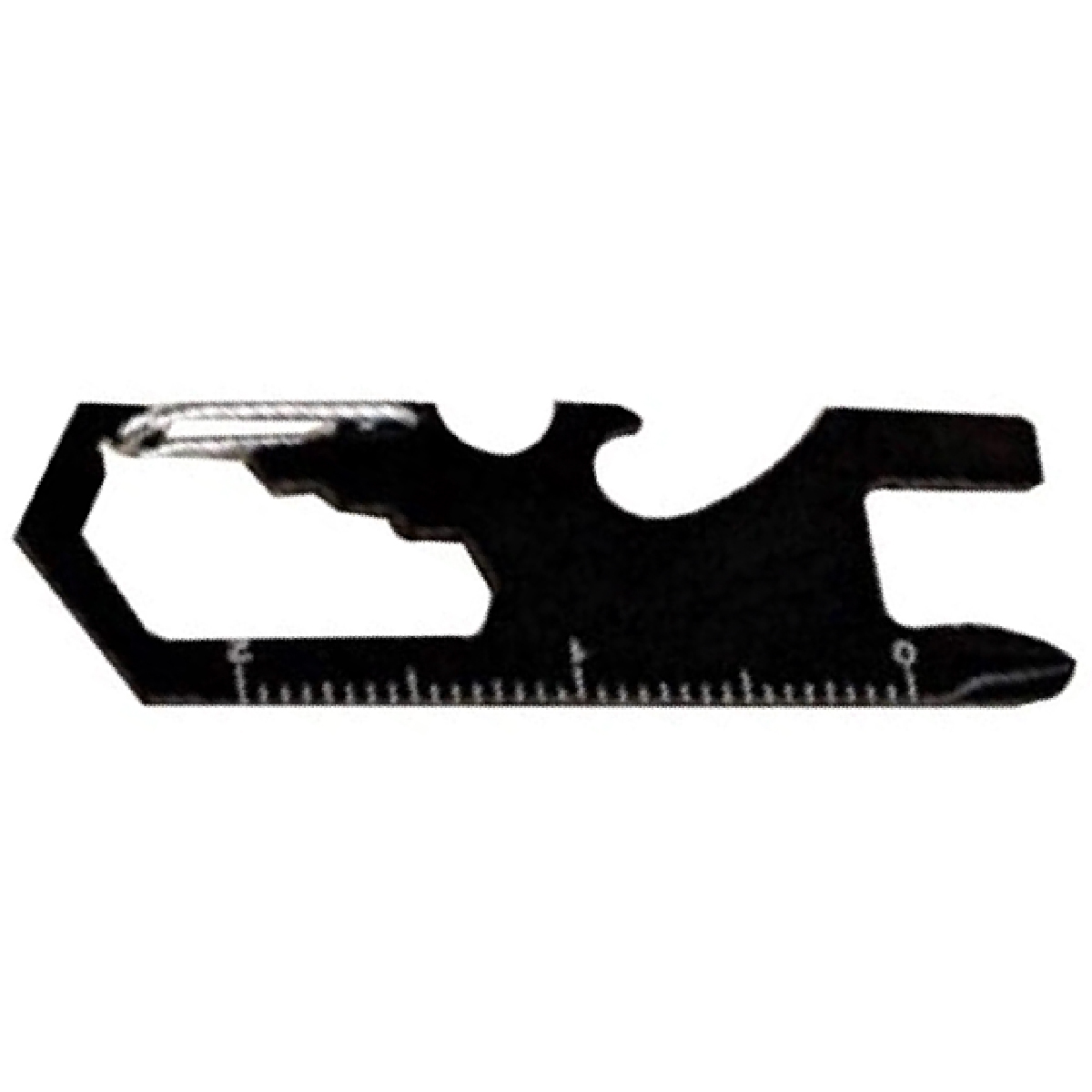Black Metal Carabiner Multi-Tool