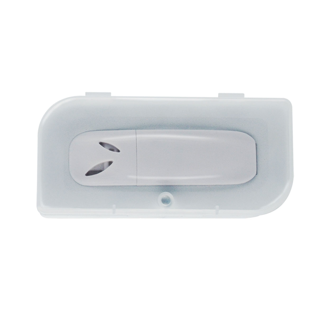 White USB Diffuser with Clear Case and Magnet Closure