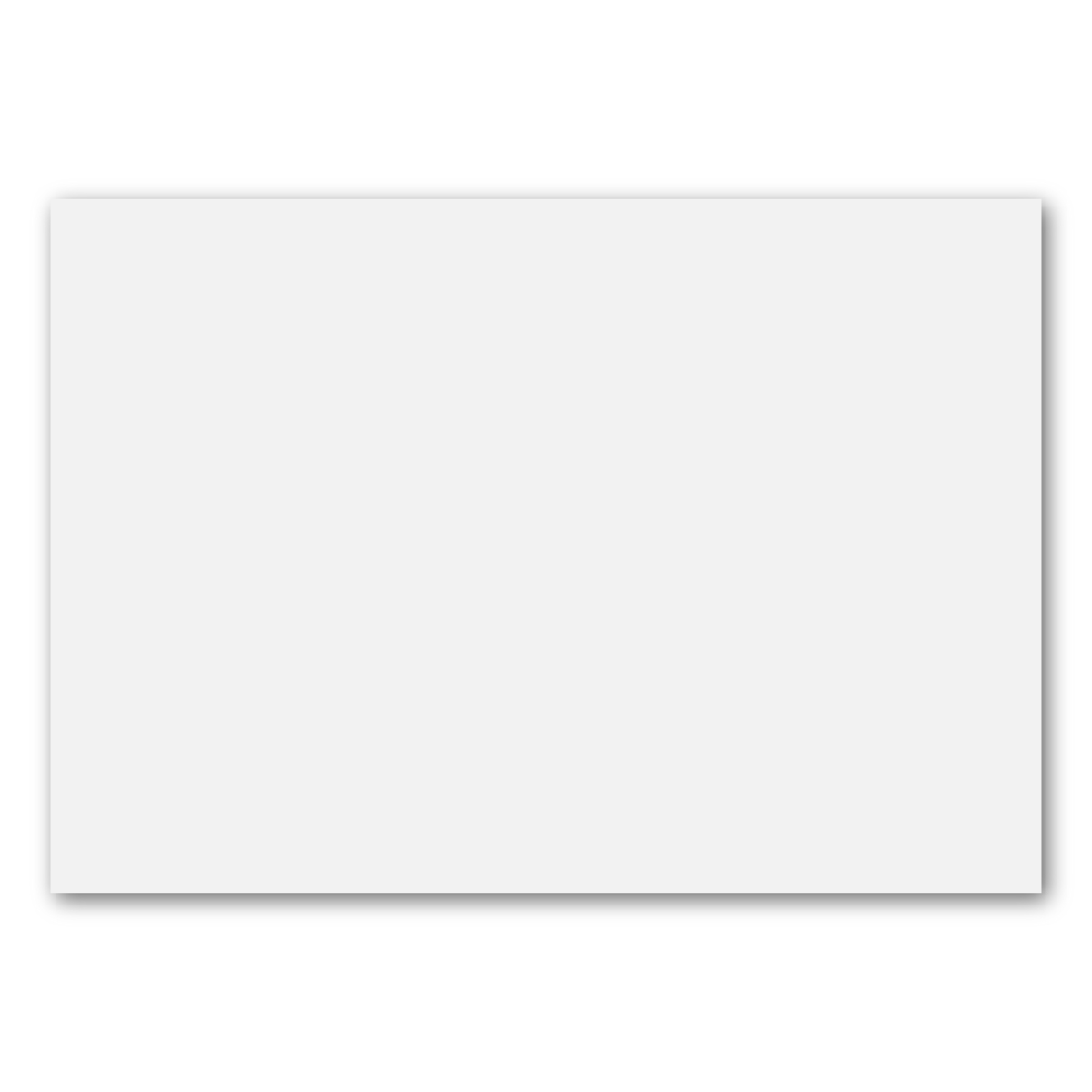 White Matte Greeting Card (14 Point/ 2 Sided)