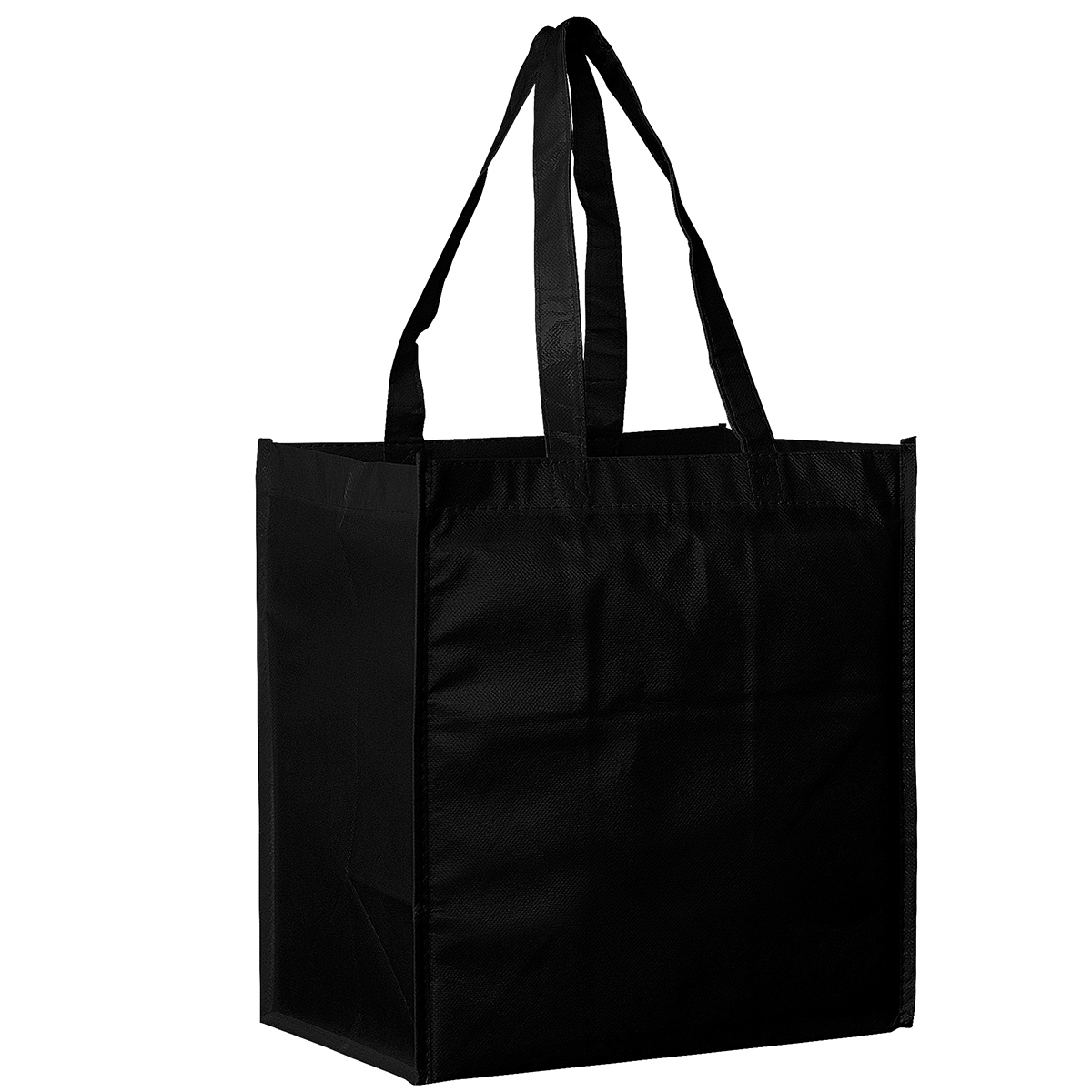 Black Recession Buster Non-Woven Tote Bag 13x13x5