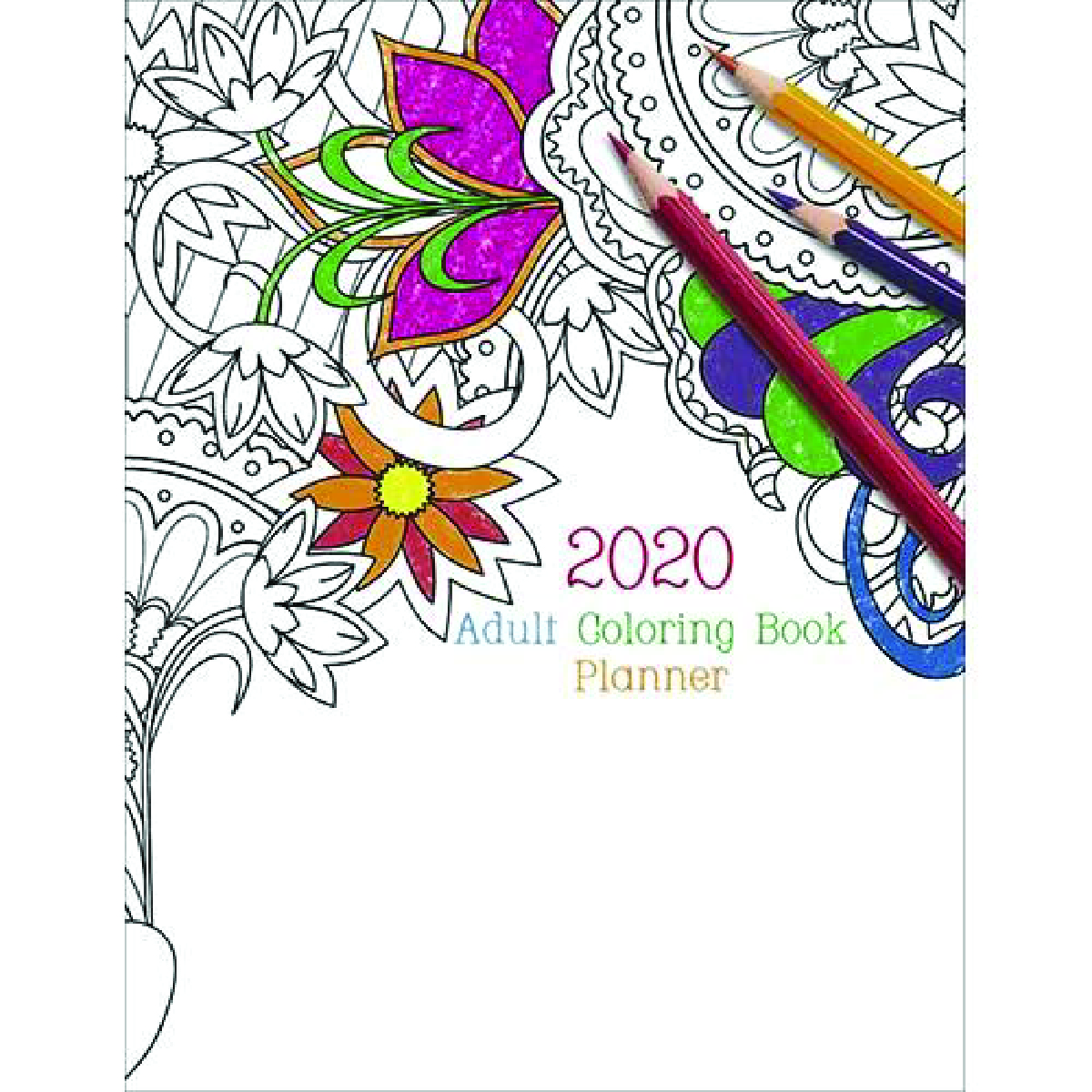 Multi Adult Coloring Book Planner