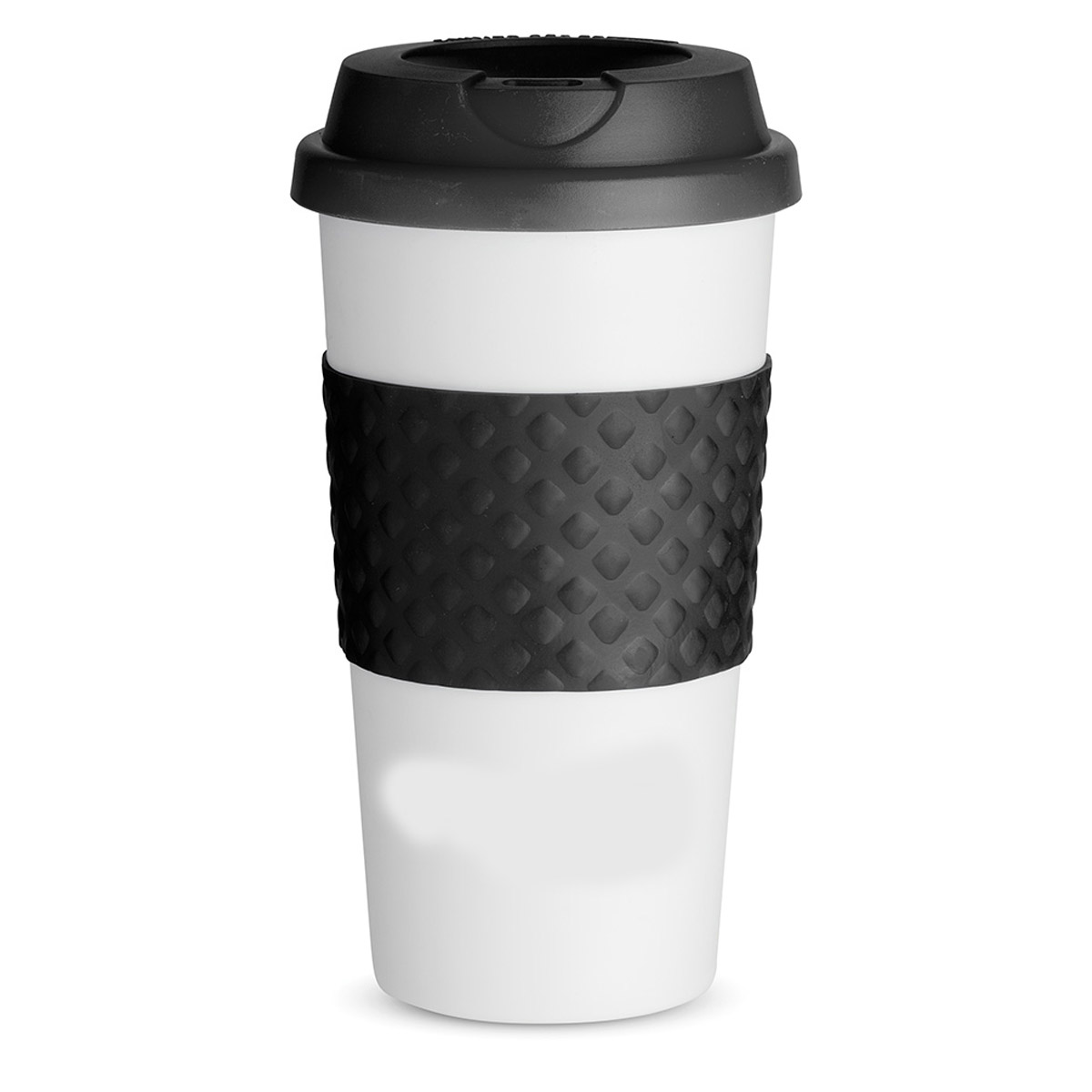 Black Wake-Up Classic Coffee Cup (16 oz)