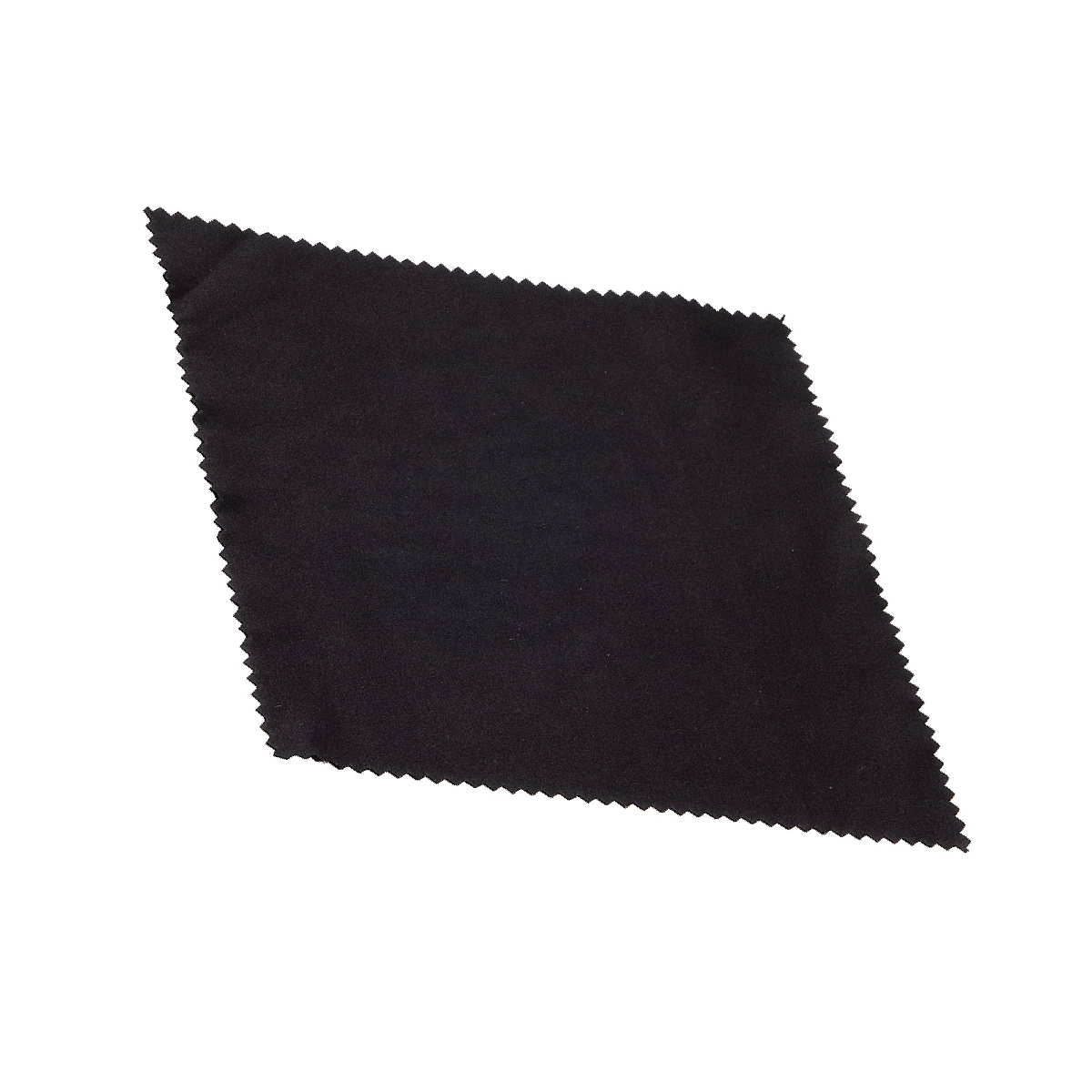 Black Premium 1-Color 6" x 6" Microfiber Cloth